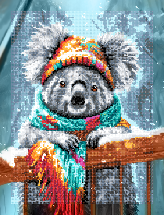 Timanttityö Fancy Koala, 30x40cm - Askarteluliike Kätevä-Käsi