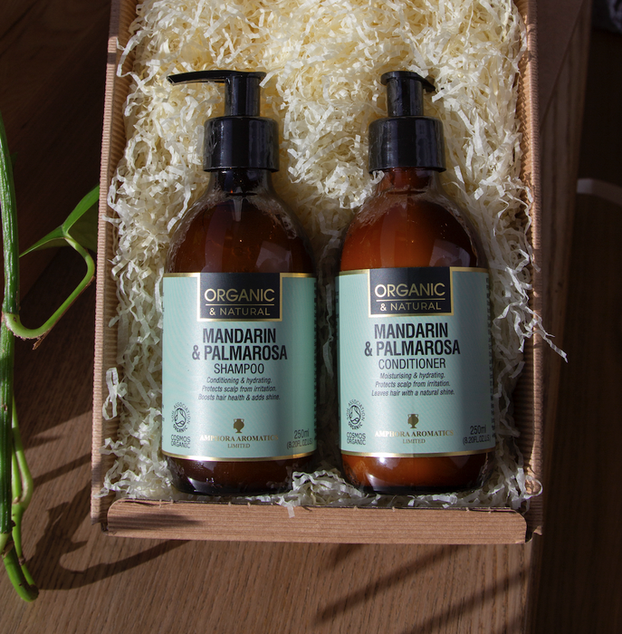 Natural & Organic Bio-Soothe Haircare, shampoo 250ml ja hoitoaine 250ml