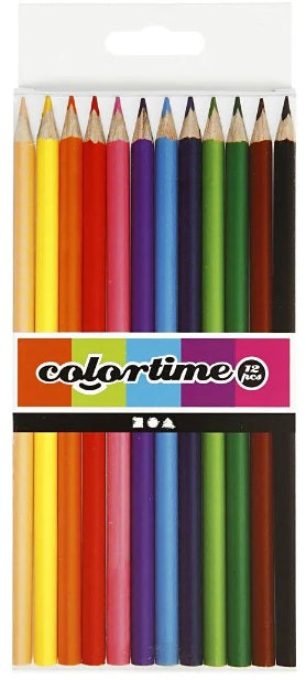 Colortime-värikynät, värilajitelma, 12kpl/pkk