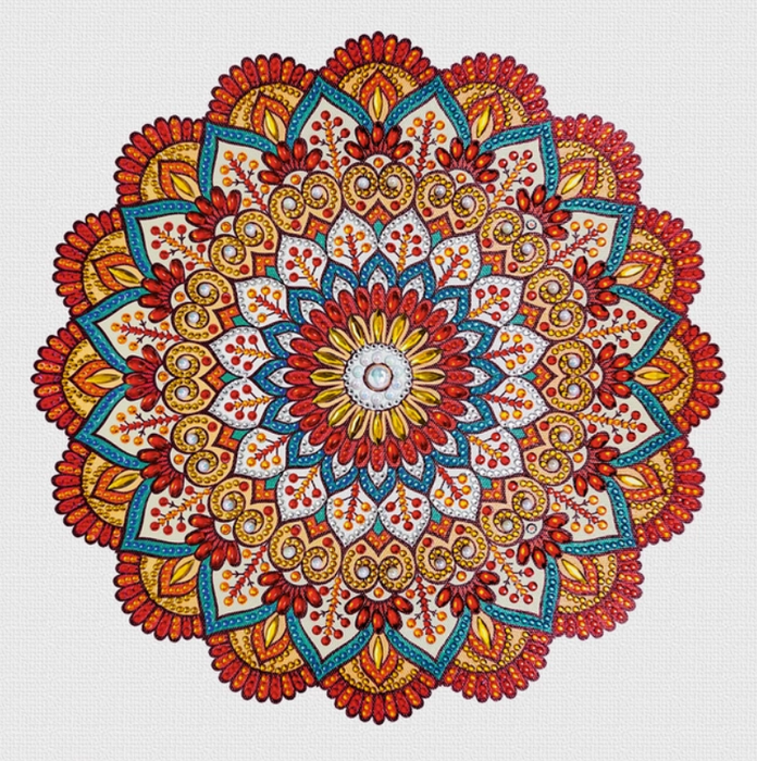 Timanttimaalaus Mandala Joulu 30x30cm