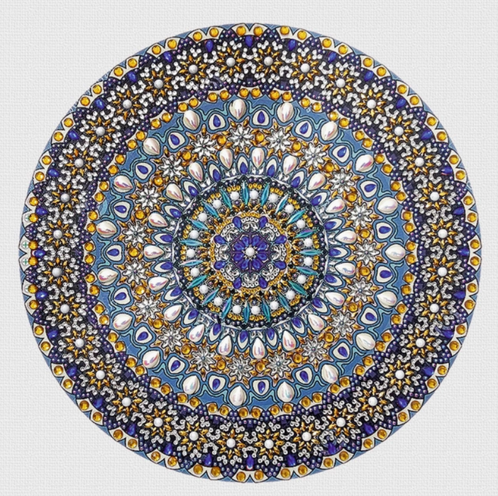 Timanttimaalaus Mandala Talvi 30x30cm