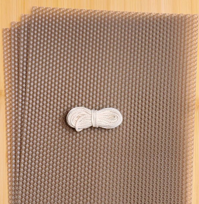 Mehiläisvahalevy 4kpl+sydänlanka (värivaihtoehdot) - Askarteluliike Kätevä-Käsi