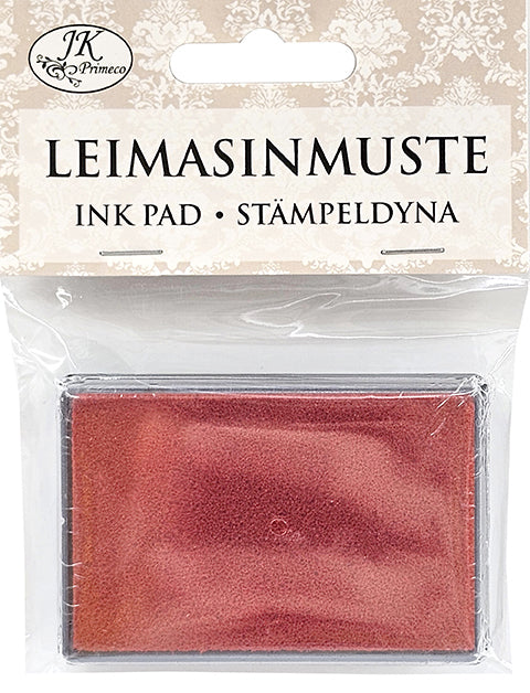 Leimasinmuste 6 x 4cm punainen - Askarteluliike Kätevä-Käsi