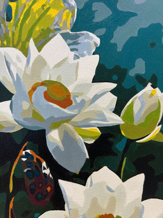 Paint by Numbers - Tender lotus 20x30cm