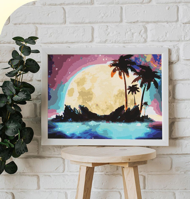 Paint by Numbers - Magical moon 40x30cm