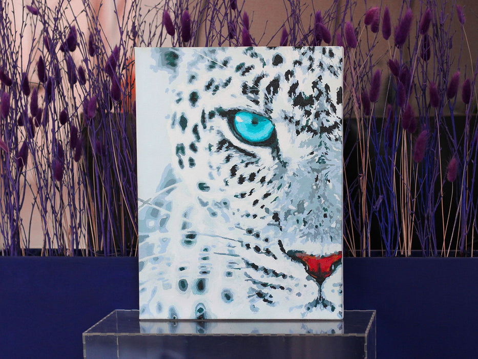 Paint by Numbers - Leopard stare 30x40cm
