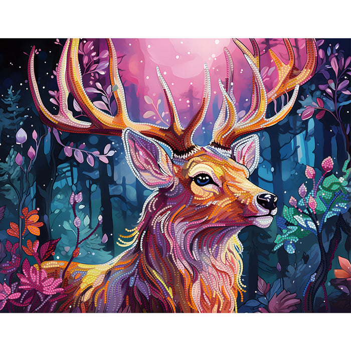 Timanttityö Magic deer, 50x40cm