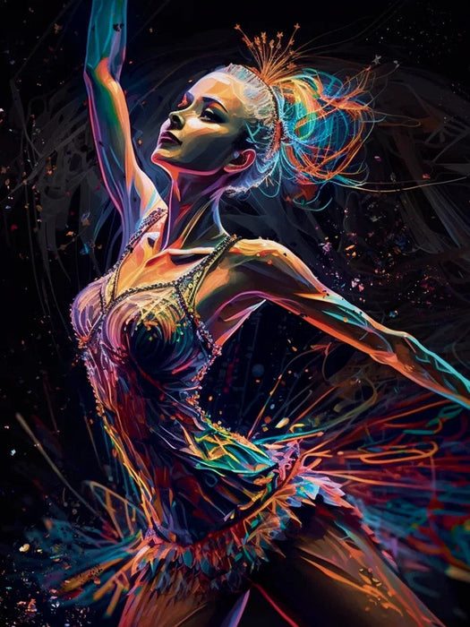 Paint by Numbers - Dance energy 30x40cm