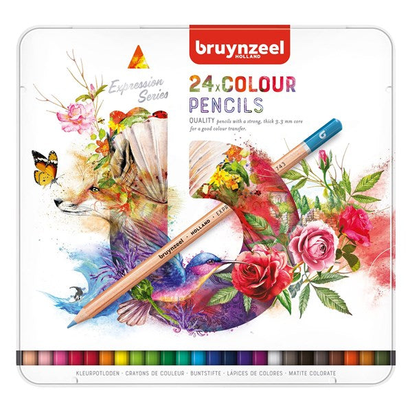 Royal Talens Bruynzeel -värikynäsetti, 24 väriä