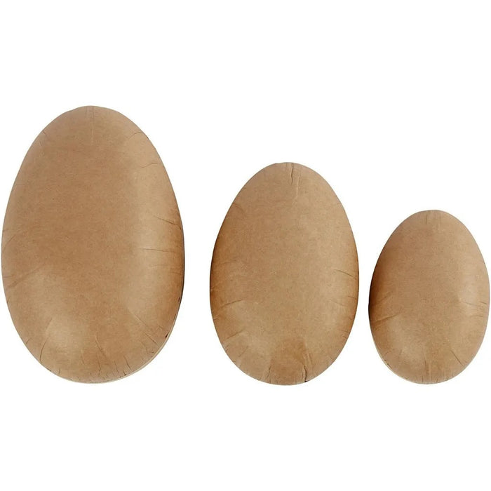Kaksiosainen muna, pituus 12+15+18cm, 3kpl
