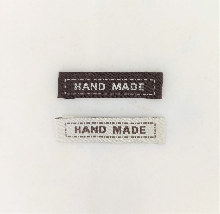 Hand Made -kangasmerkki, 2 väriä