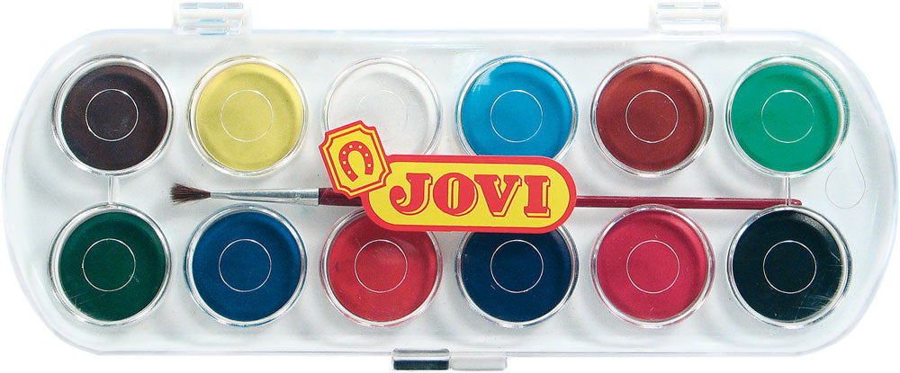 Vesiväripaletti Jovi, 12 väriä