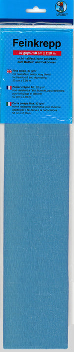 Kreppipaperi 250x50cm (värivaihtoehdot)